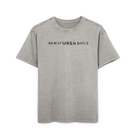 Brain Wash Only Heavy Acid Washed Oversize Tee