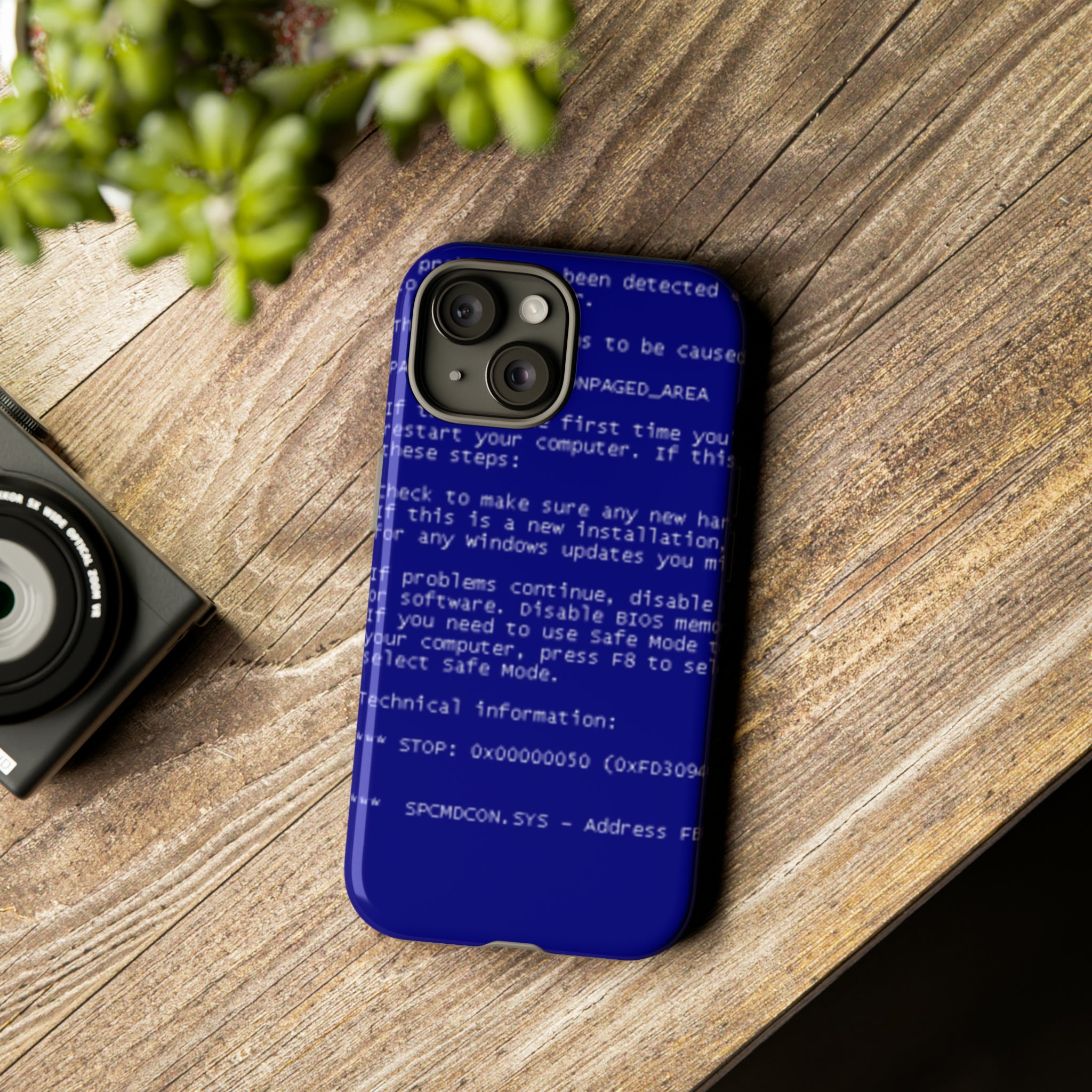 BSoD (Blue Screen of Death) Phone Case