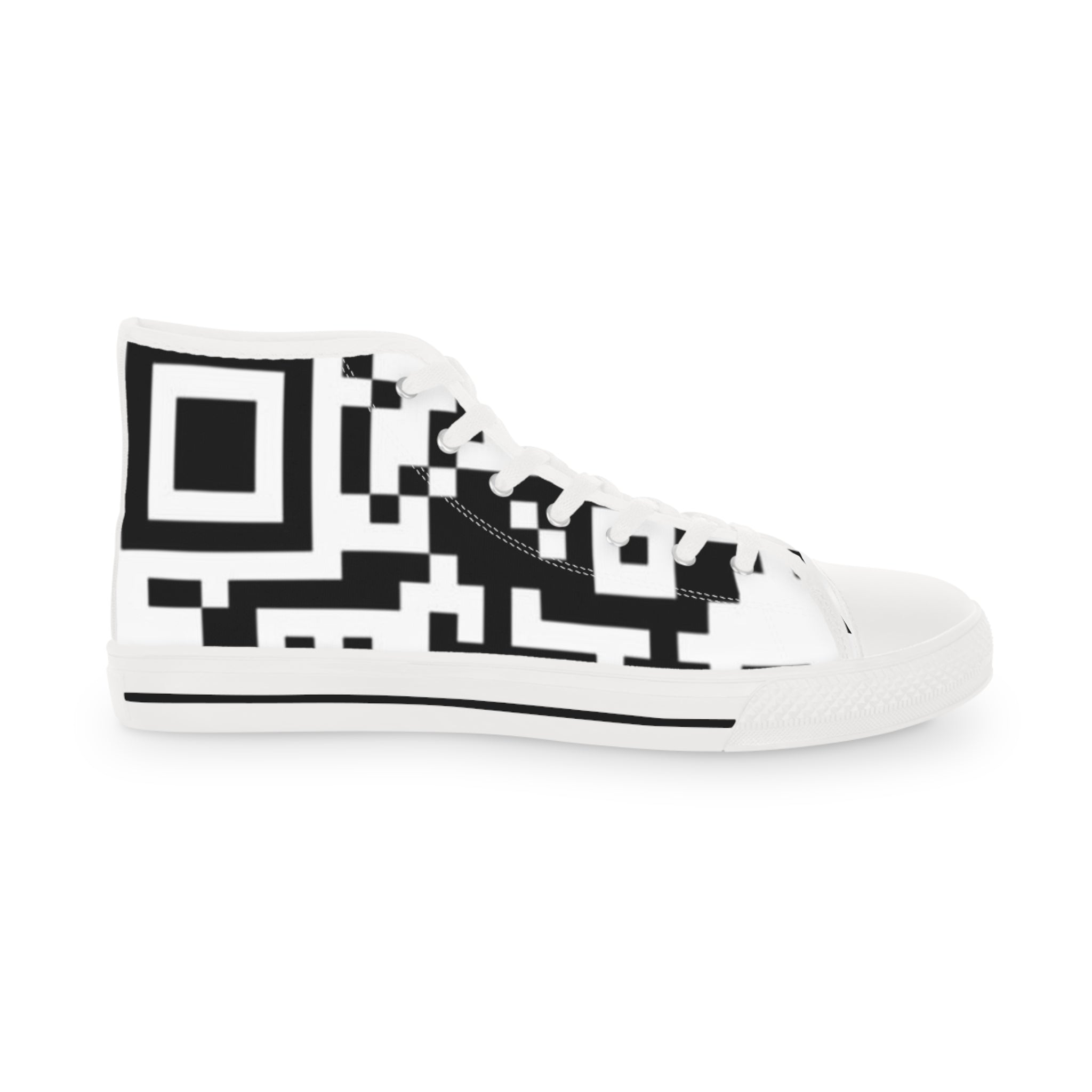 Men’s QR Print High Top Sneakers