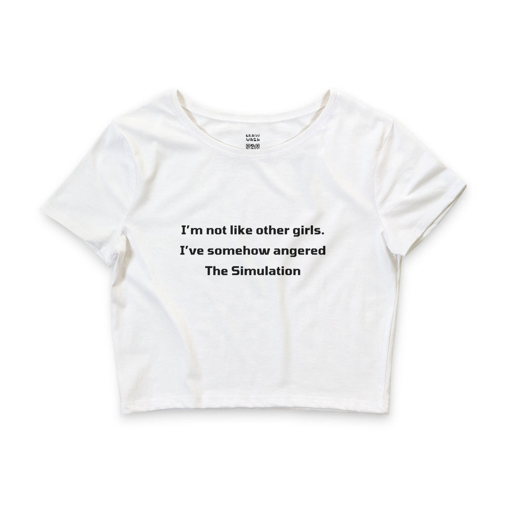 I’m Not Like Other Girls Crop Top Baby Tee