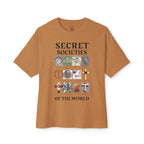 Secret Societies Of The World Oversized Tee