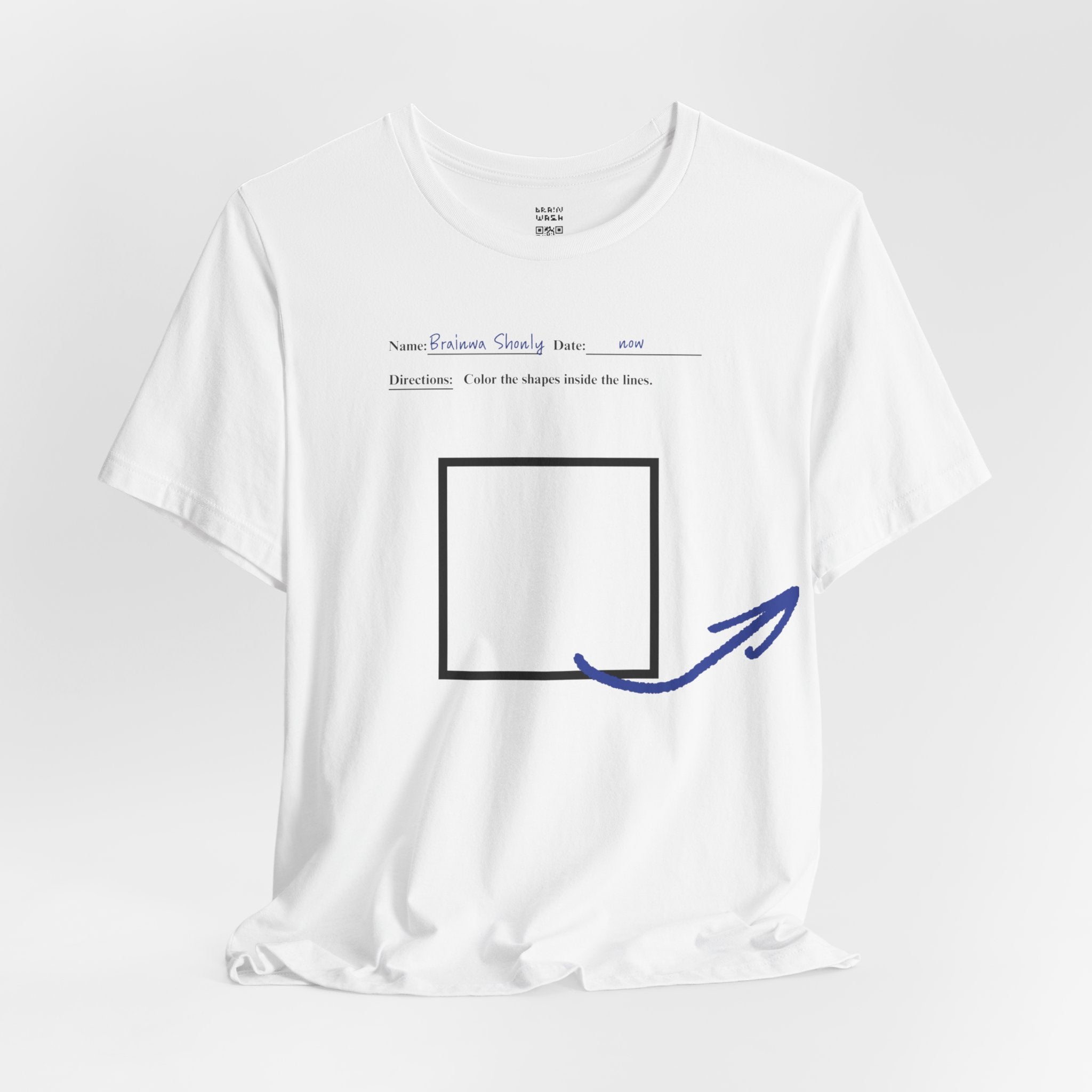 Directions: Color Inside The Lines (Square) T-Shirt