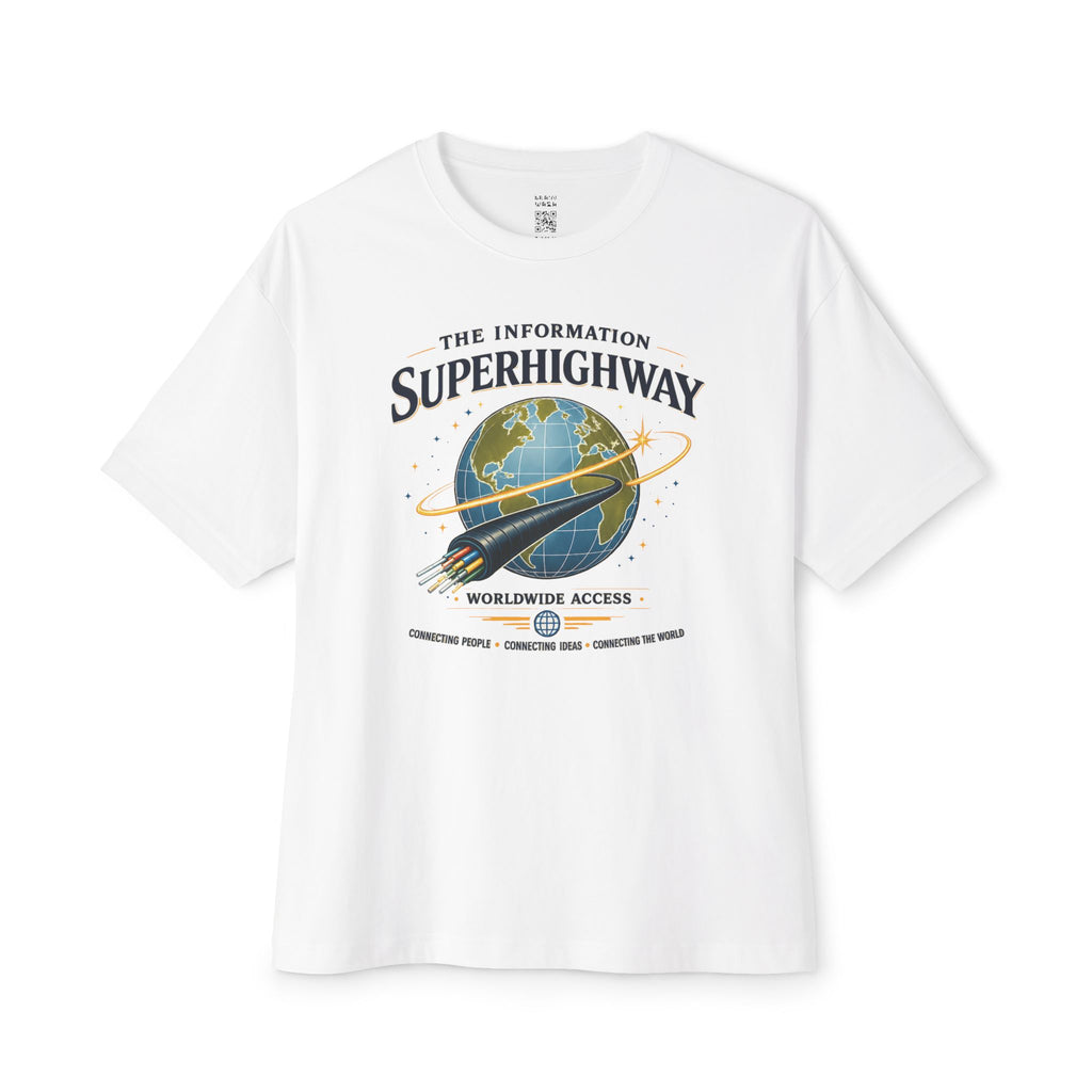 Information Superhighway Oversized Tee