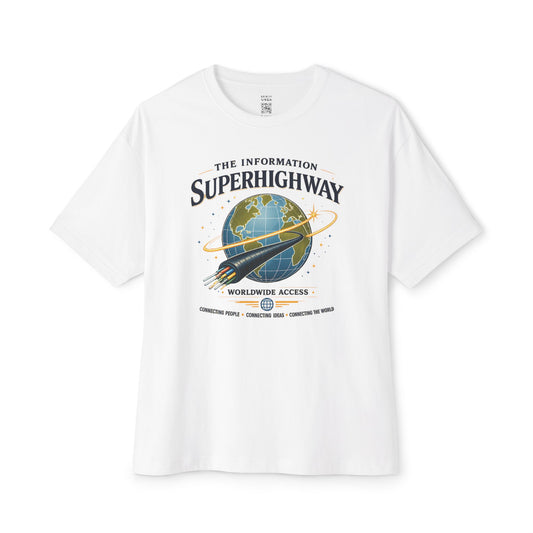 Information Superhighway Oversized Tee