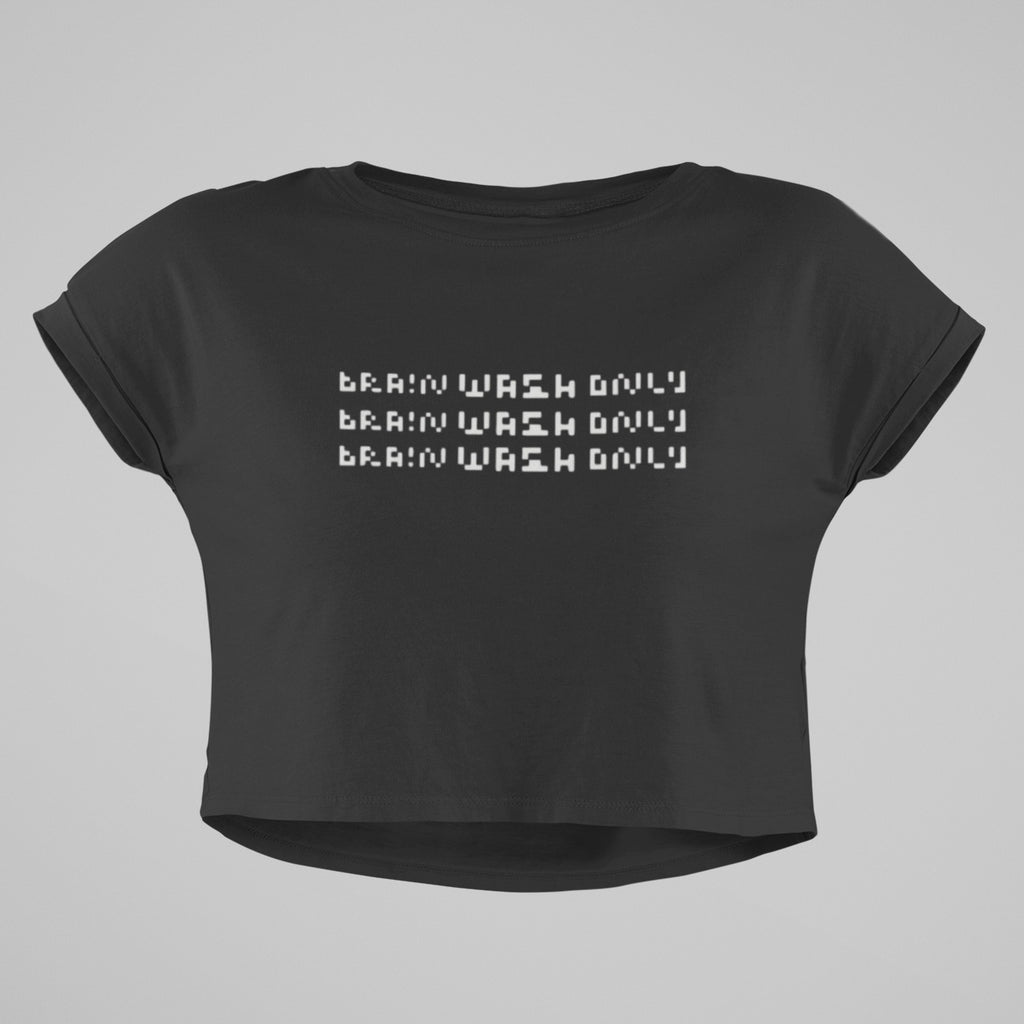 Heavy Faded Oversized Crop Top