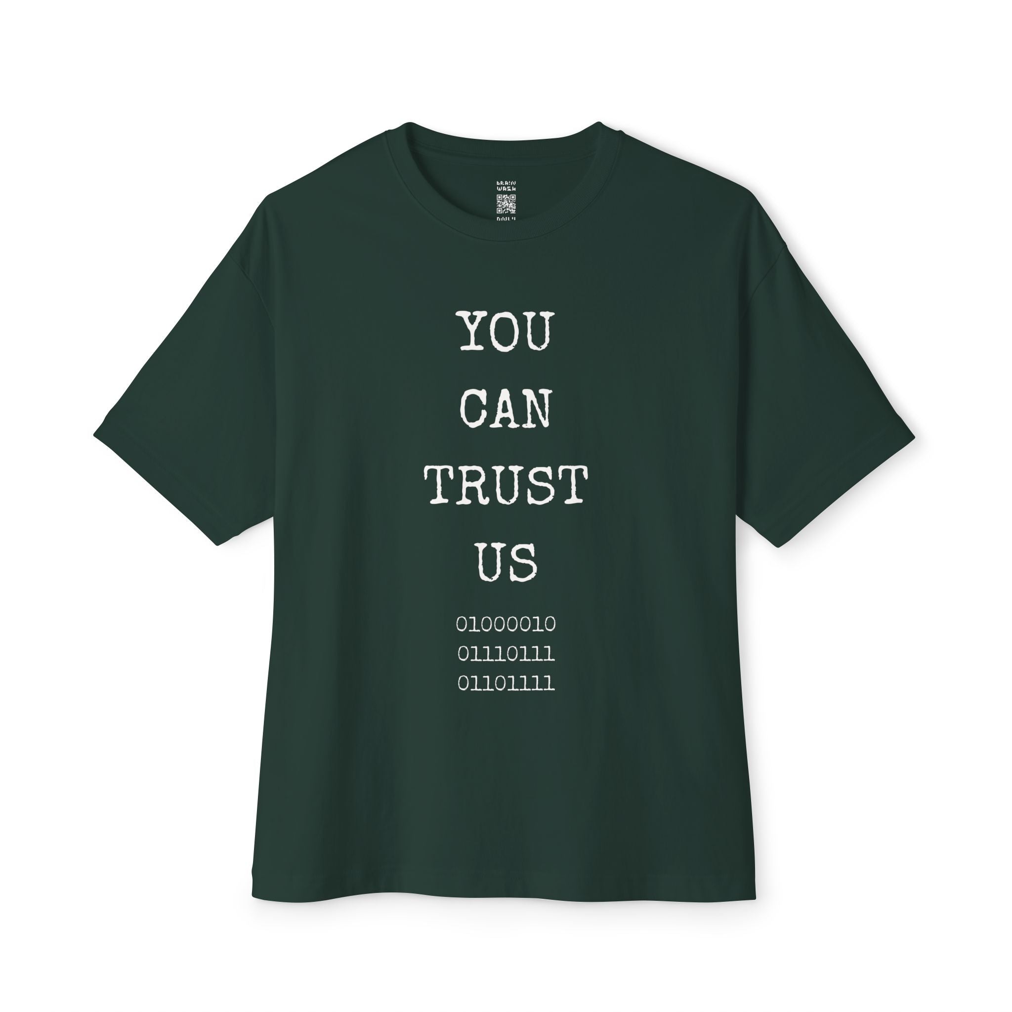 Trust Us BWO Binary Oversized Tee