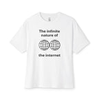 Infinite Nature Of The Internet Oversized Tee