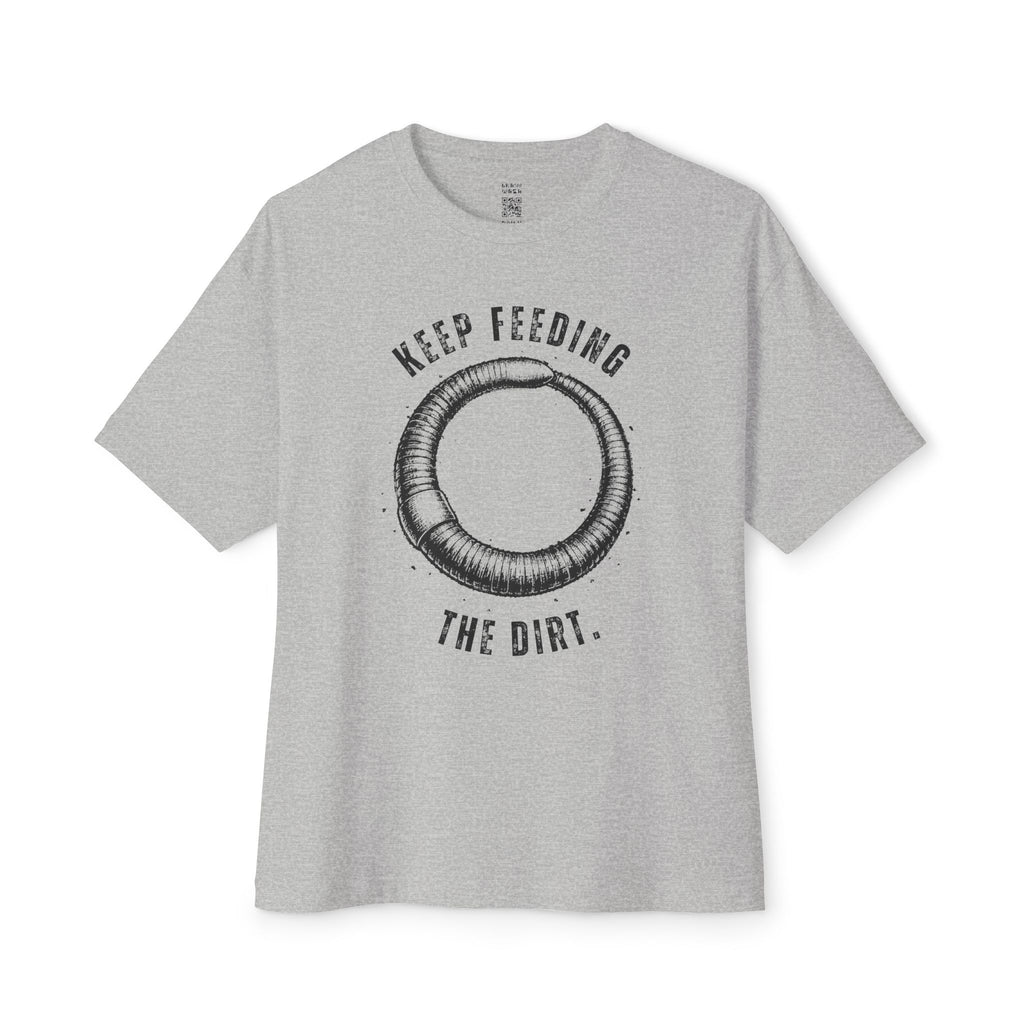 Keep Feeding The Dirt (Worm Ouroboros) Oversized Tee