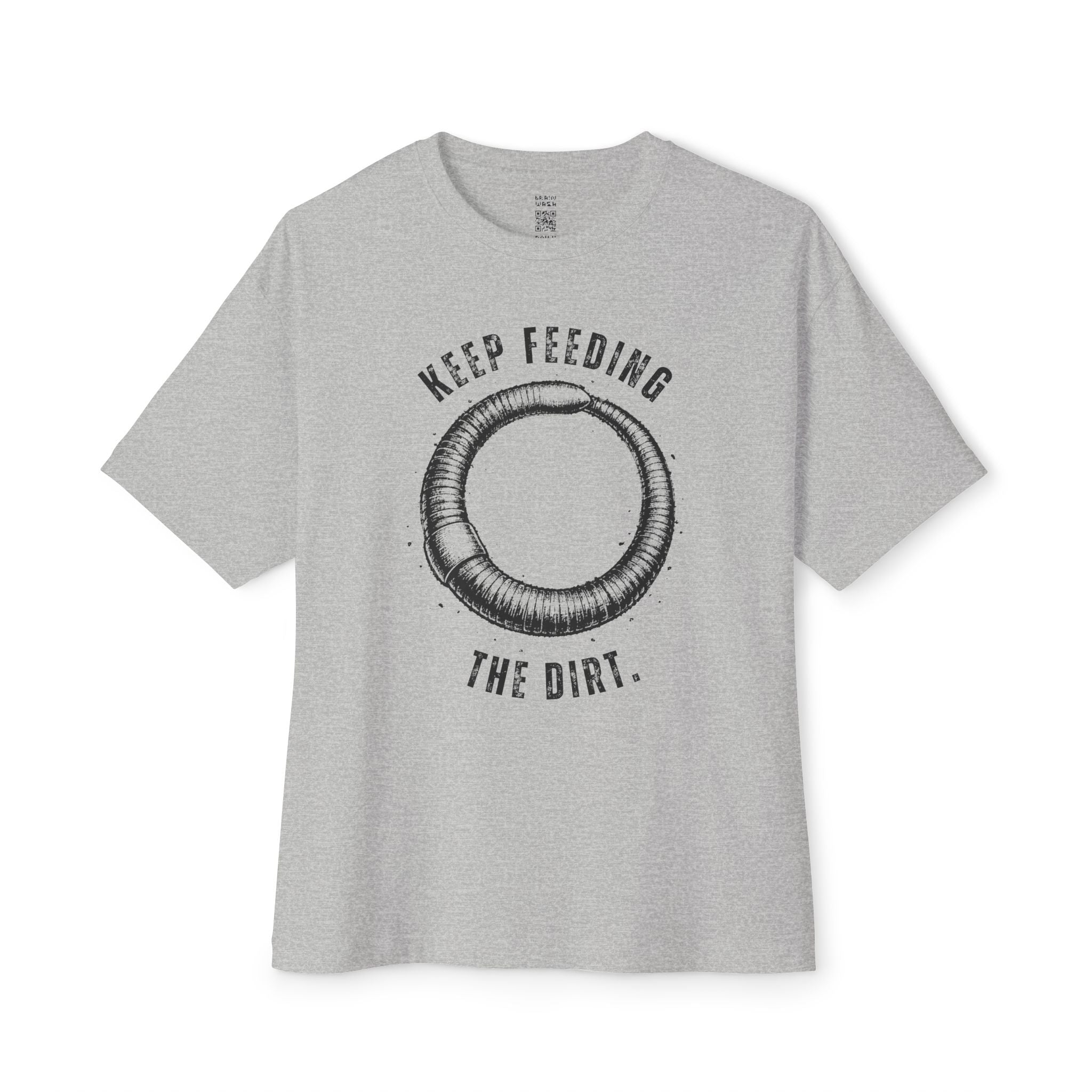 Keep Feeding The Dirt (Worm Ouroboros) Oversized Tee