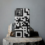 QR Print Tough Phone Case