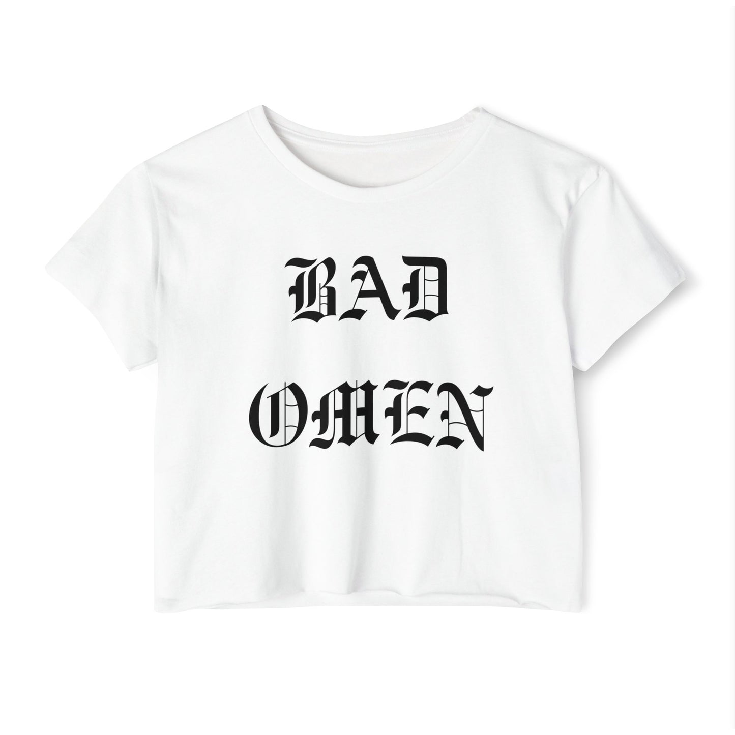 Bad Omen Crop Top Baby Tee