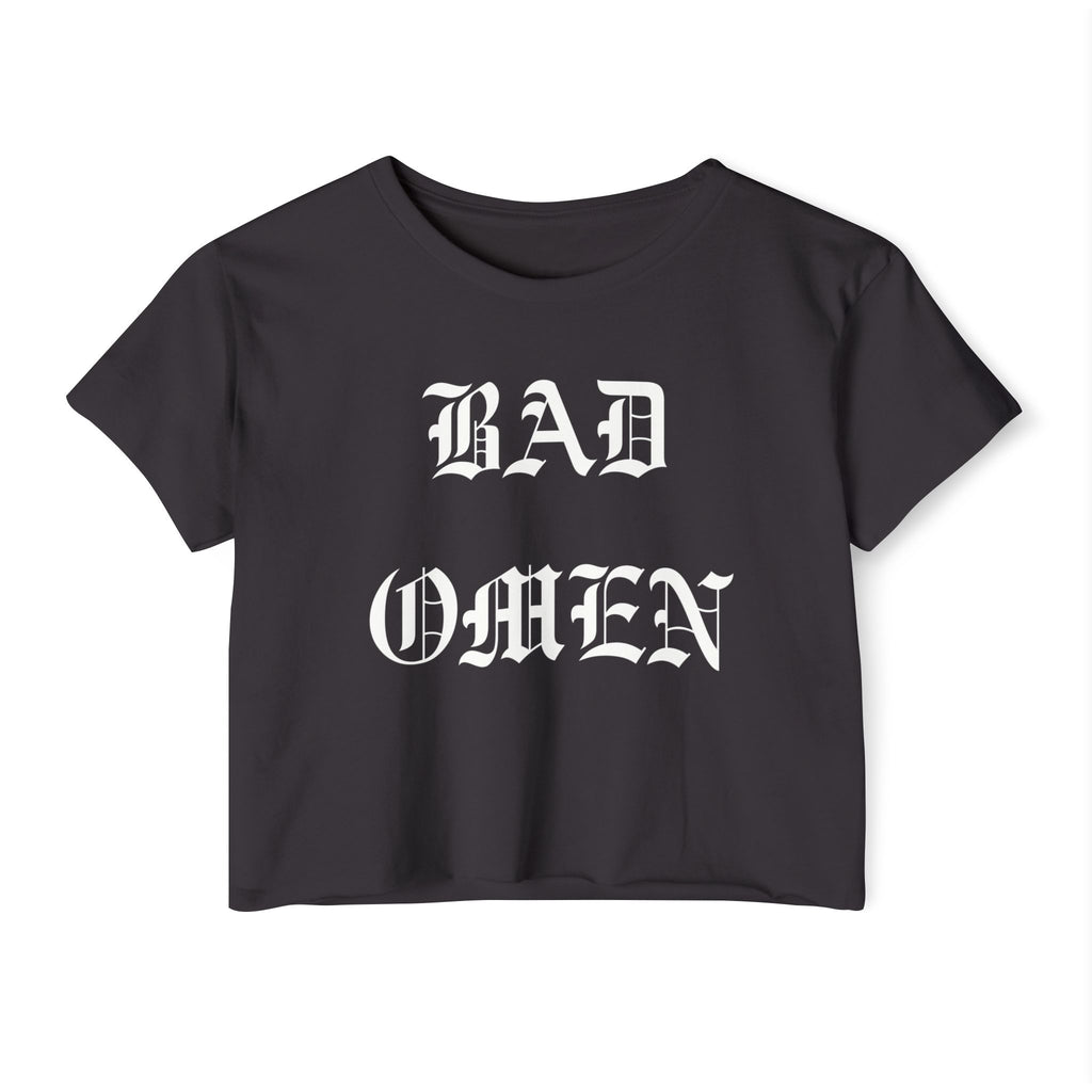 Bad Omen Crop Top Baby Tee