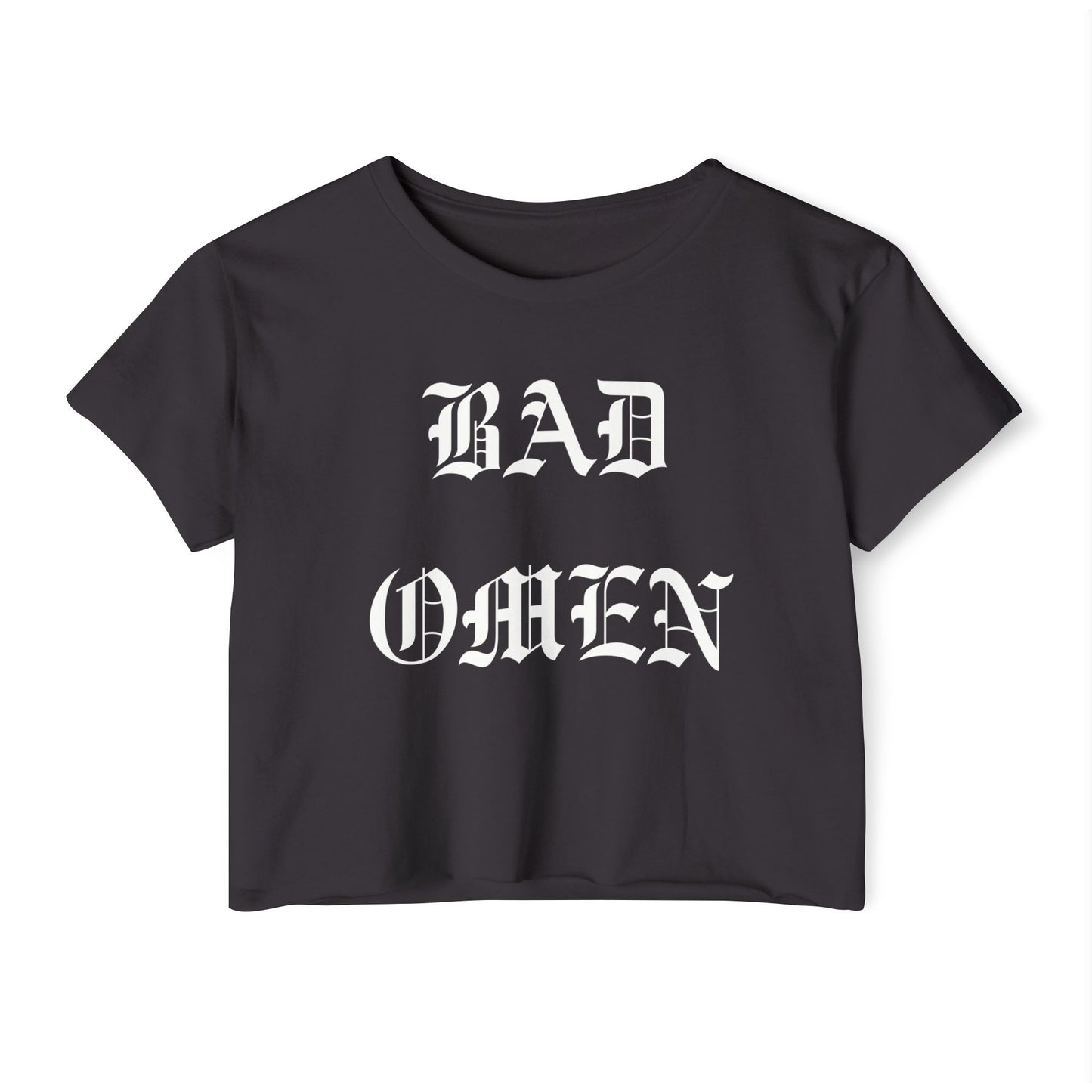 Bad Omen Crop Top Baby Tee