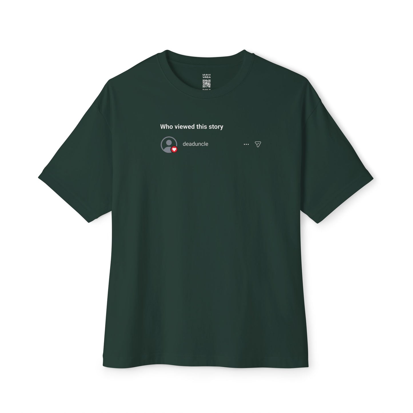 Who Viewed This Story Oversized Tee