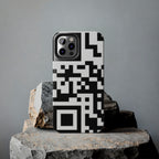 QR Print Tough Phone Case
