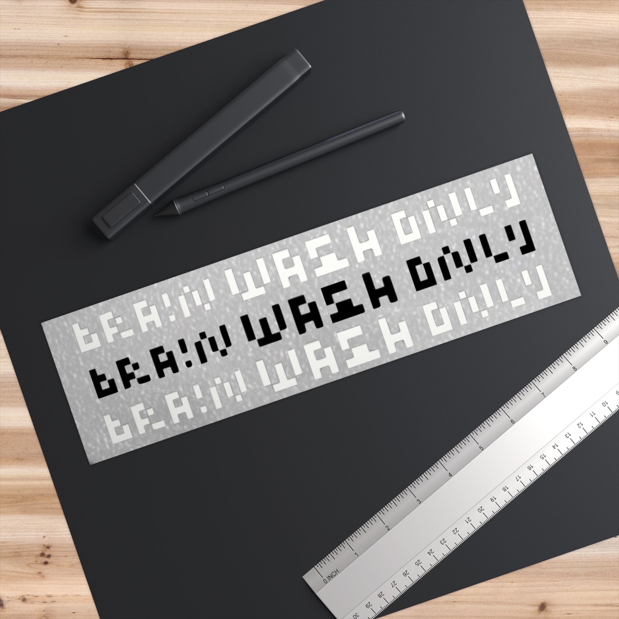 Brain Wash Only Brutal Cold Bumper Sticker