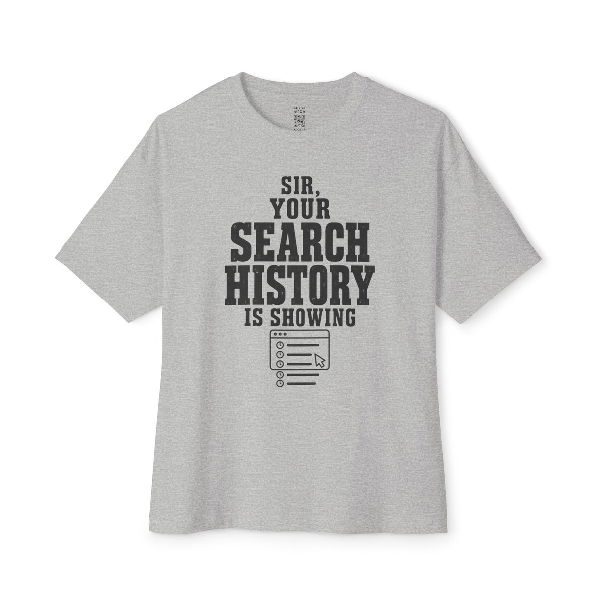 Search History Oversized Tee