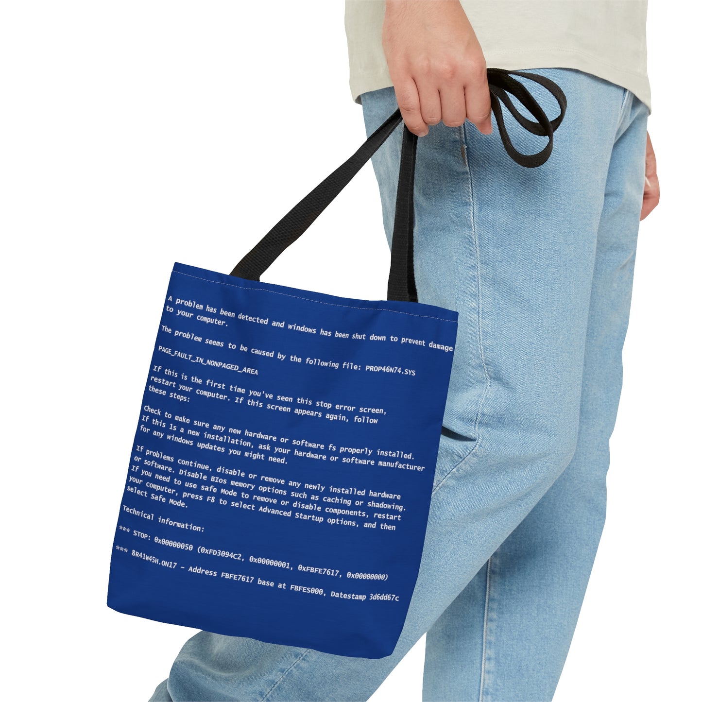 BSoD (Blue Screen of Death) Tote Bag