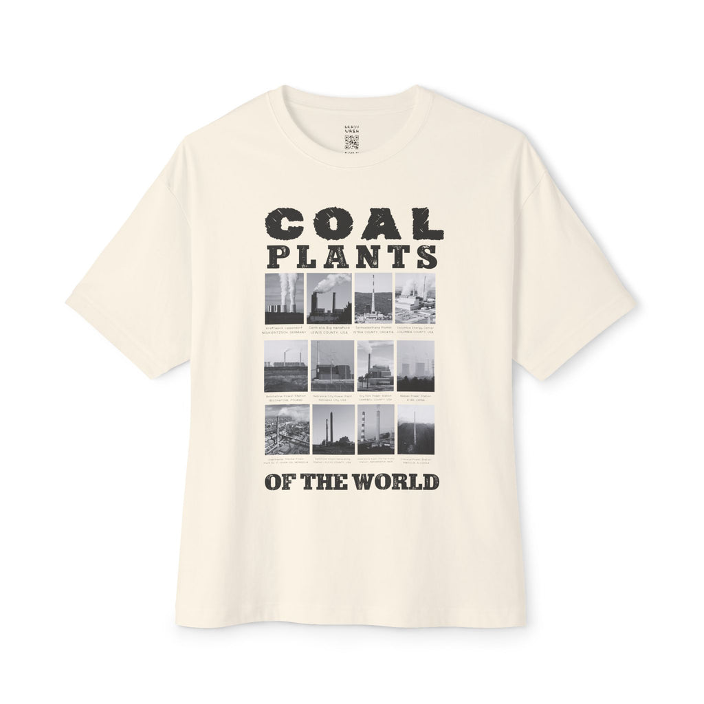 Coal Plants of the World Oversized Tee