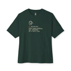 Consciousness Data Leak Oversized Tee