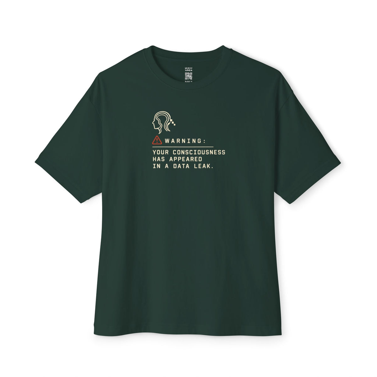 Consciousness Data Leak Oversized Tee