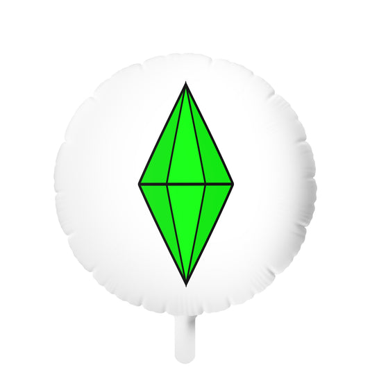 Sims Plumbob Reusable Helium Balloon