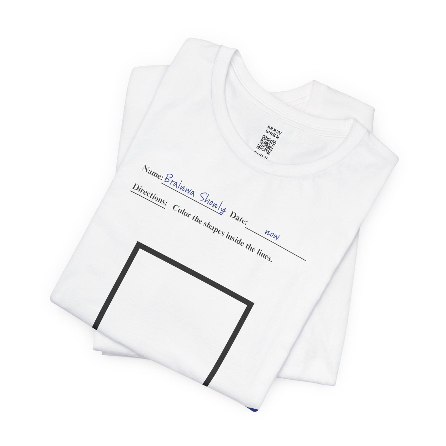 Directions: Color Inside The Lines (Square) T-Shirt