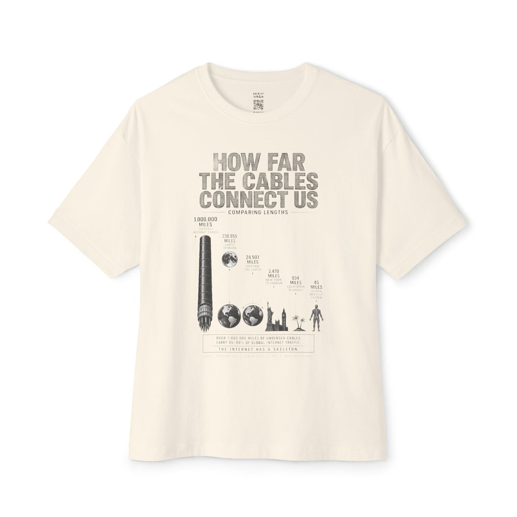 How Far The Cables Oversized Tee
