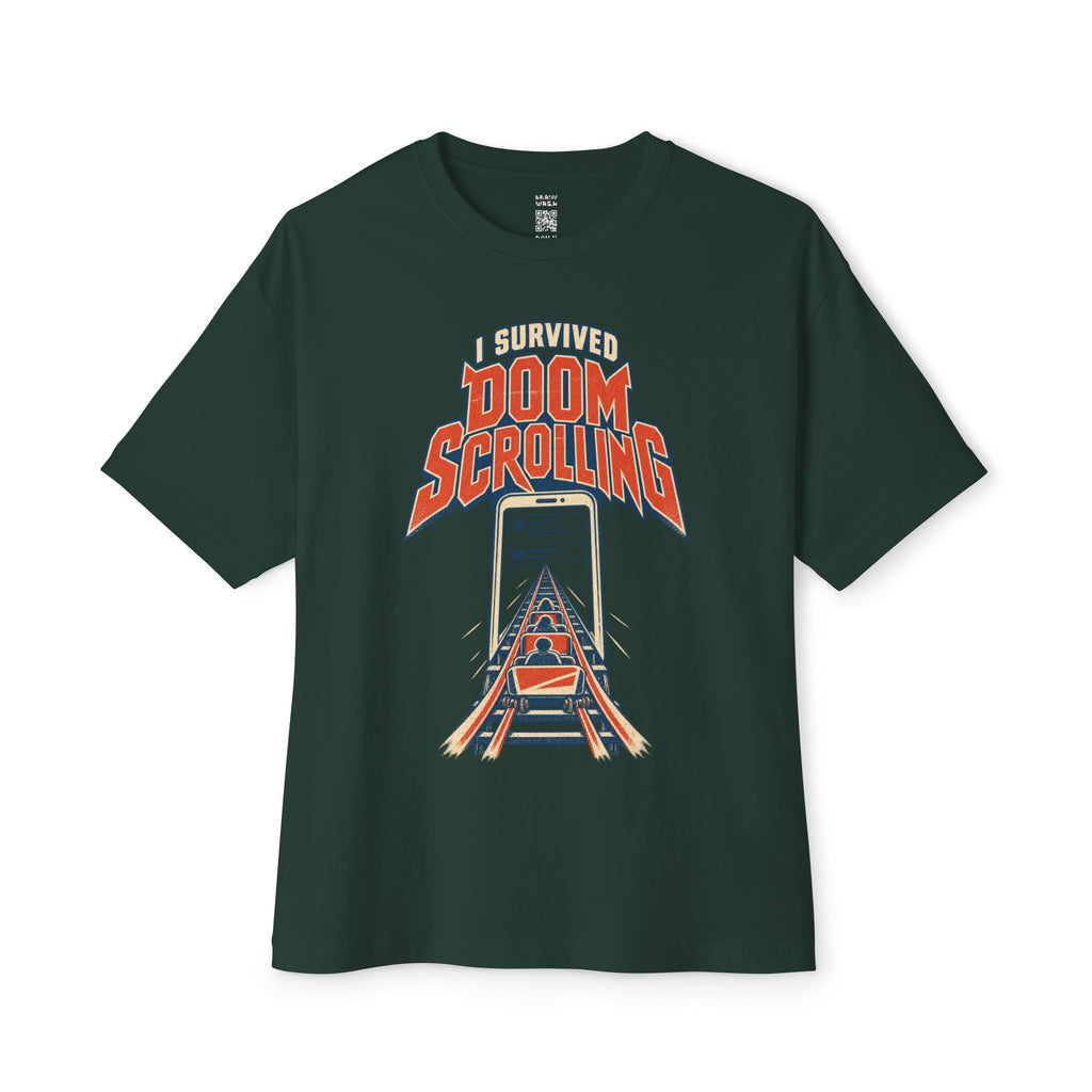 I Survived Doomscrolling Oversized Tee