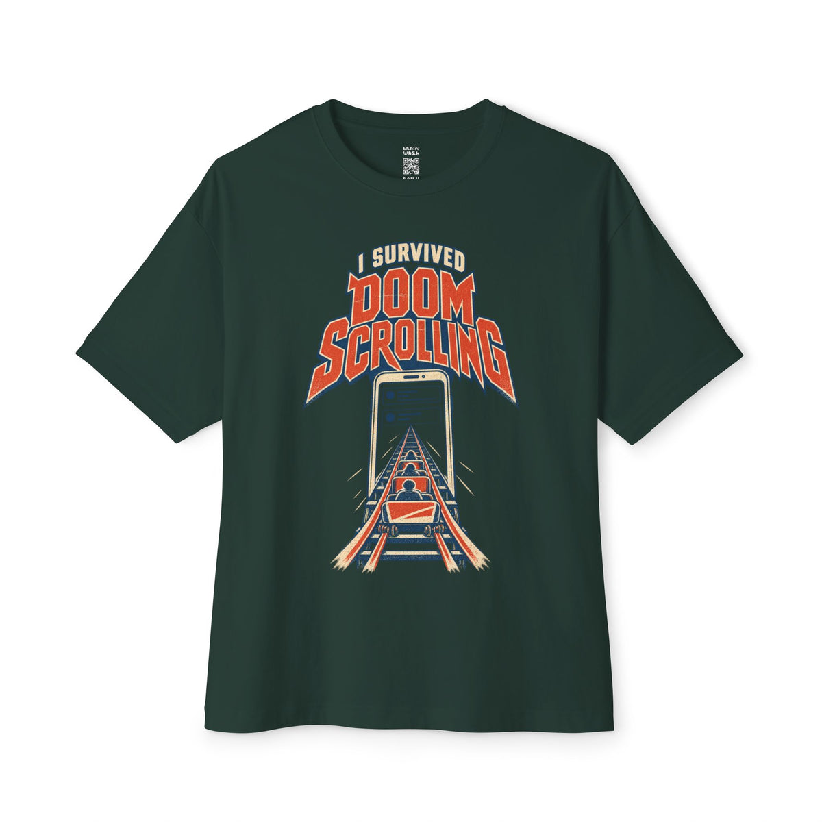 I Survived Doomscrolling Oversized Tee