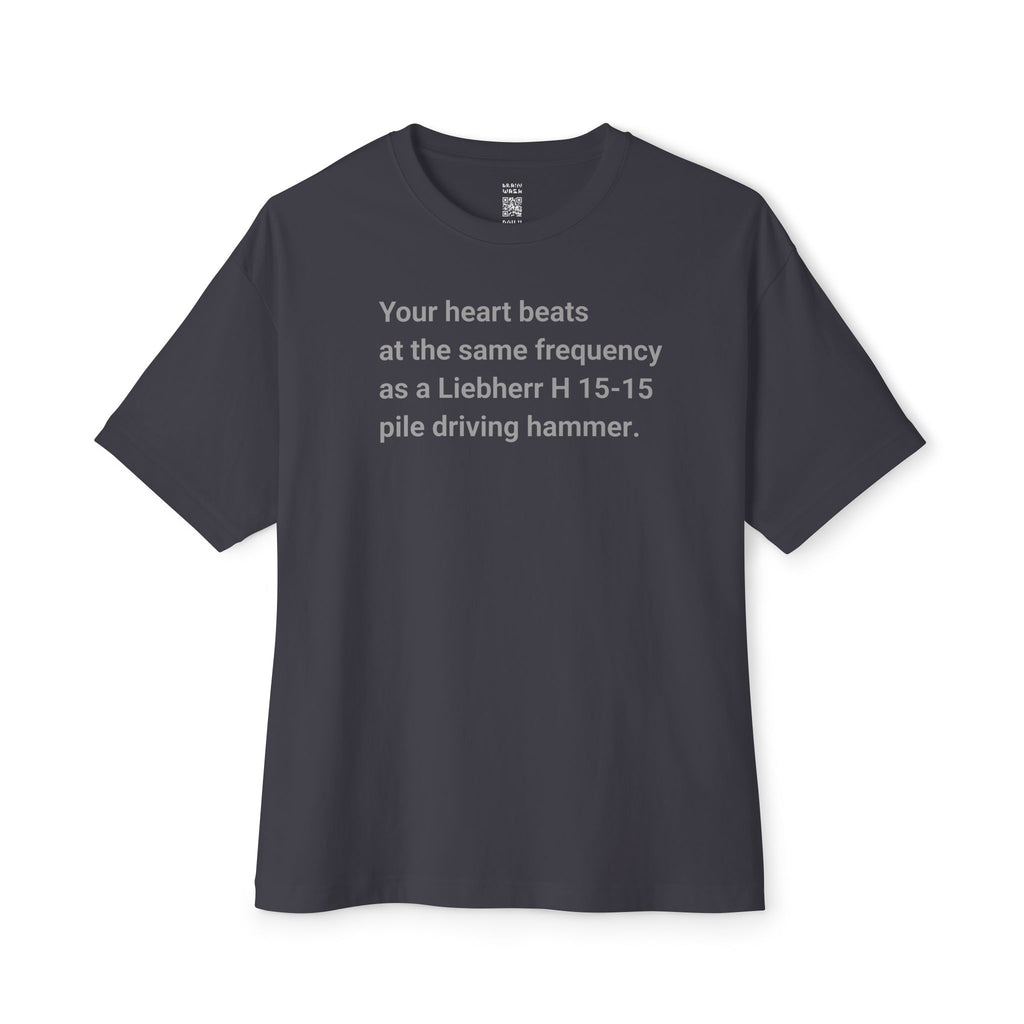 Your Heart Beats Oversized Tee