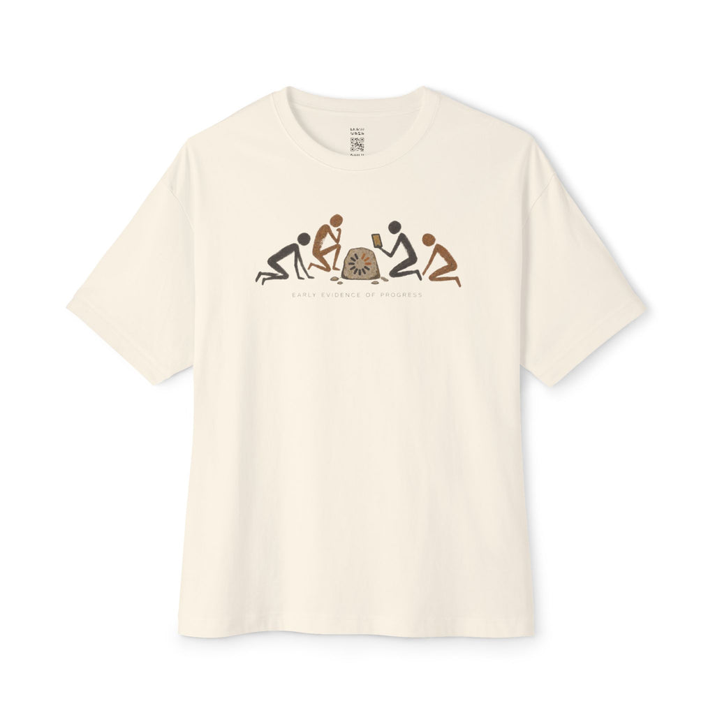 Early Evidence Of Progress Oversized Tee