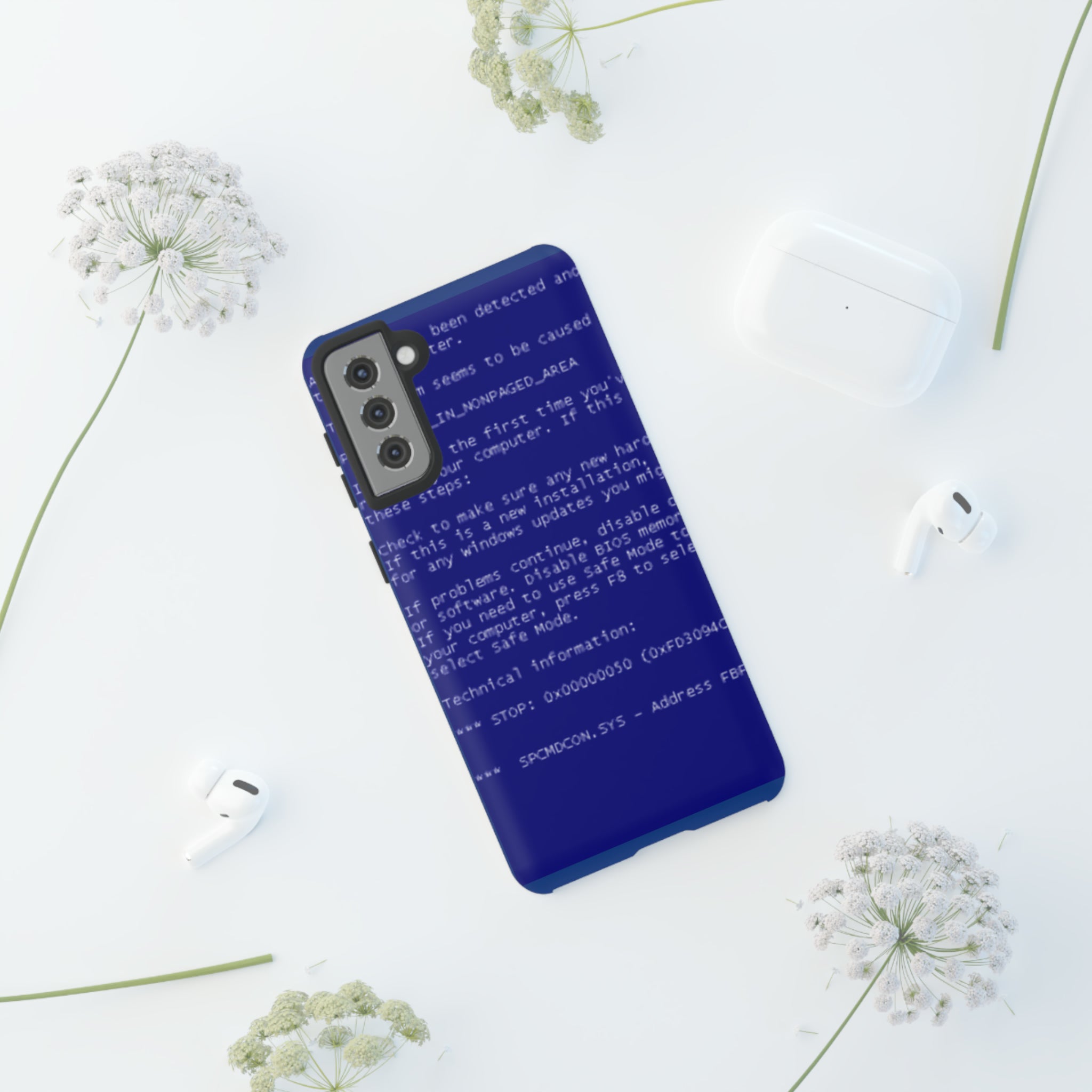 BSoD (Blue Screen of Death) Phone Case