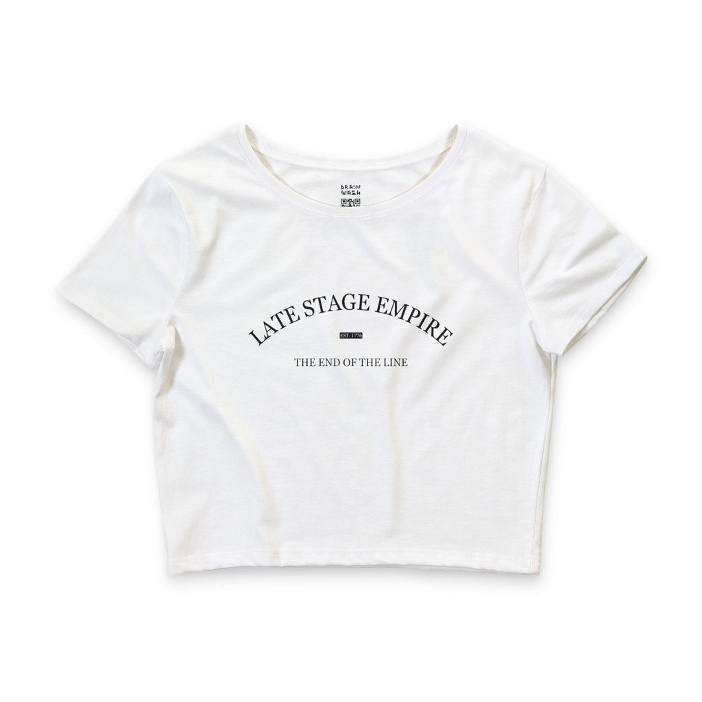 Late Stage Empire Crop Top Baby Tee
