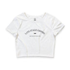 Late Stage Empire Crop Top Baby Tee