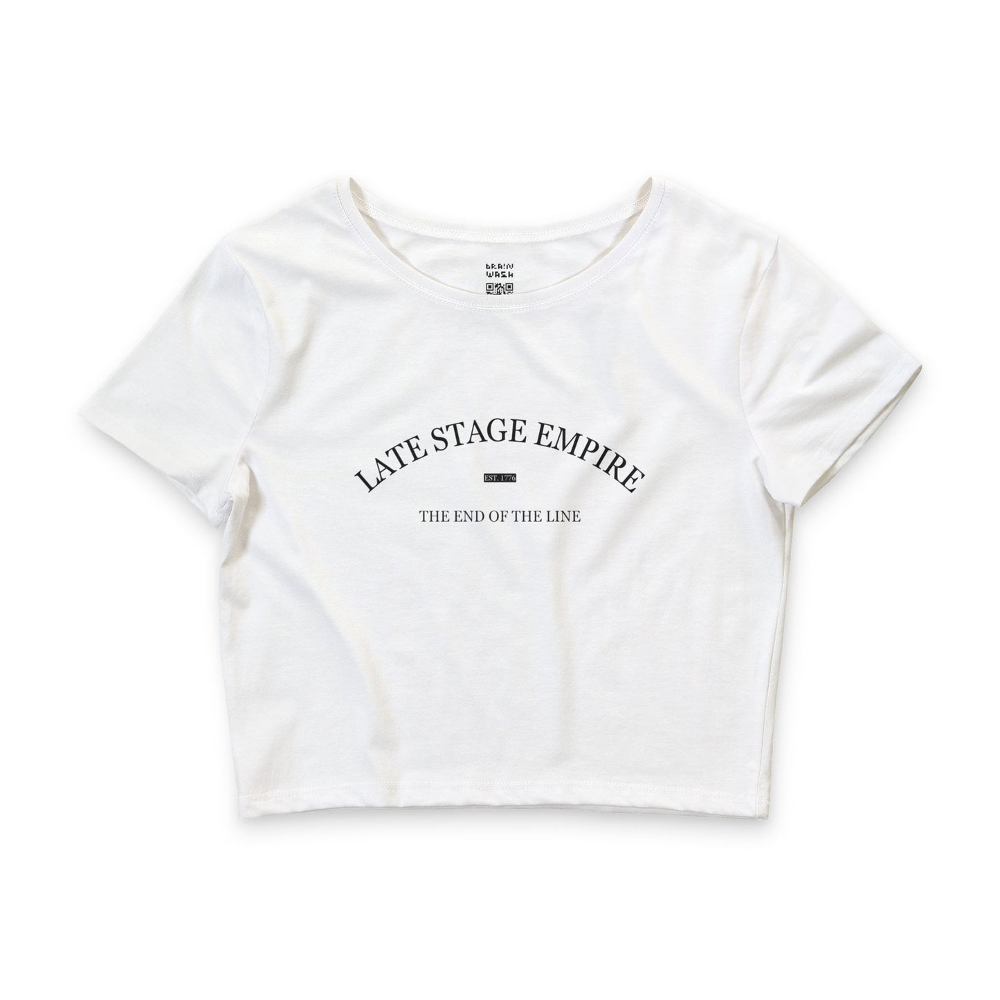 Late Stage Empire Crop Top Baby Tee