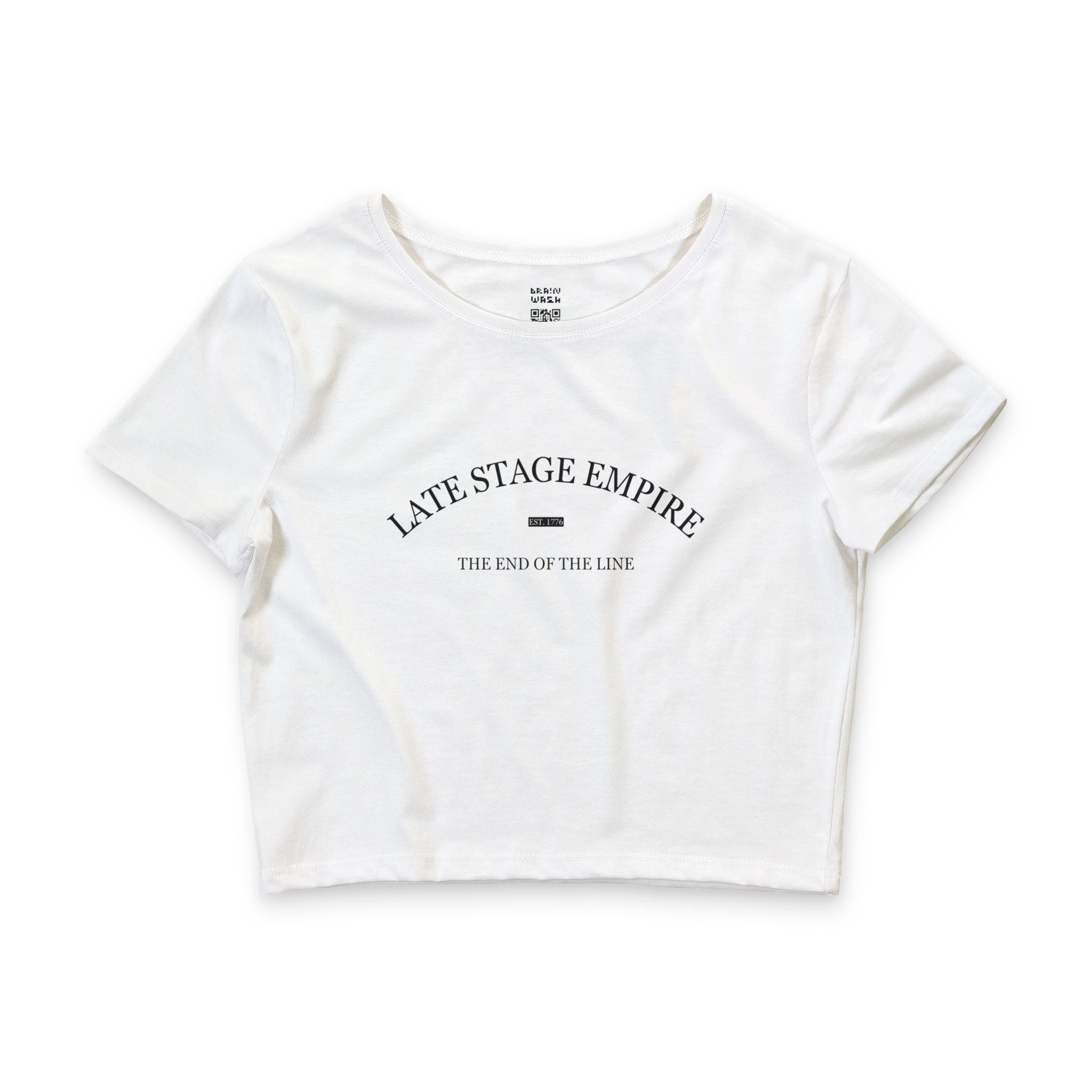 Late Stage Empire Crop Top Baby Tee