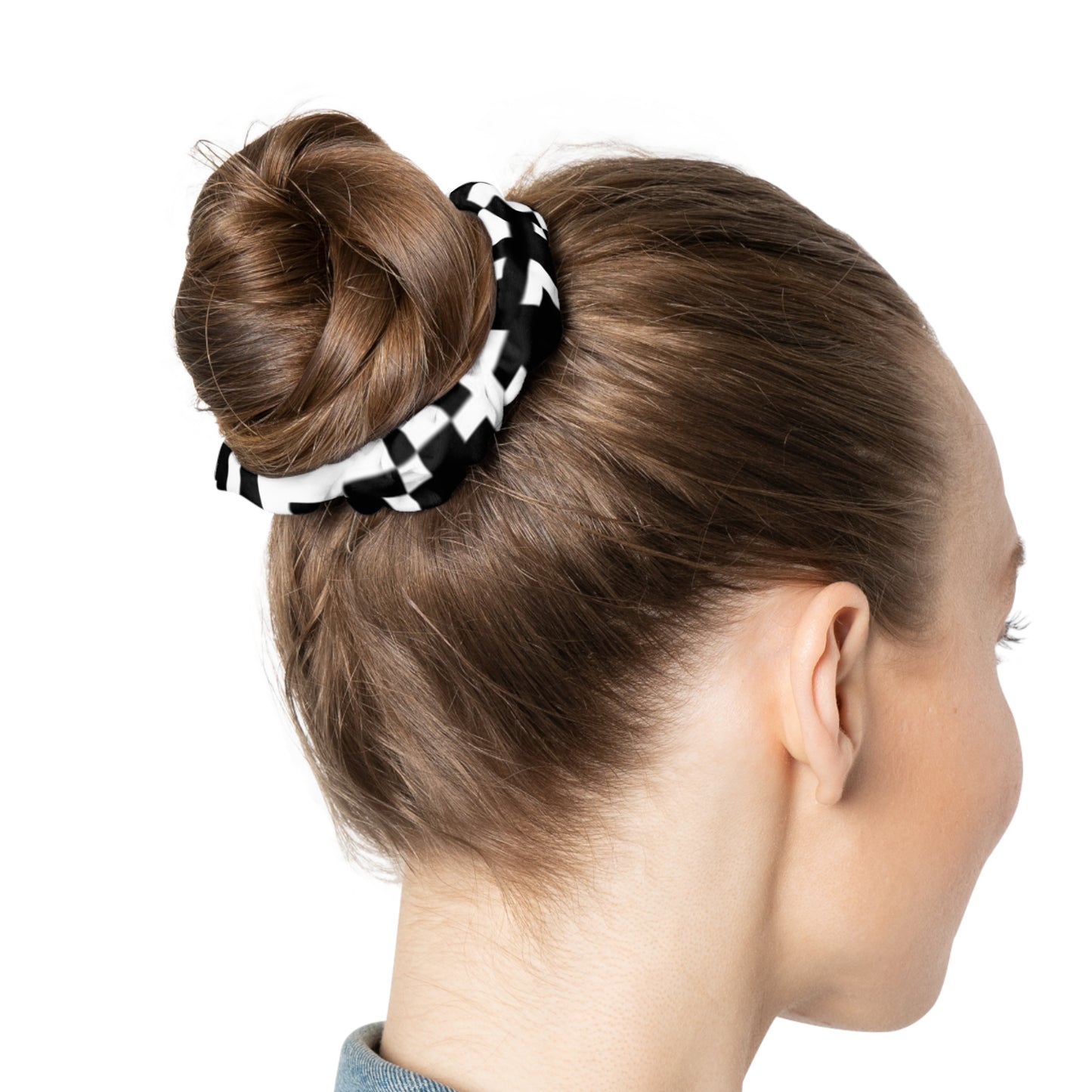 QR Code Print Scrunchie / Decoy Stashie