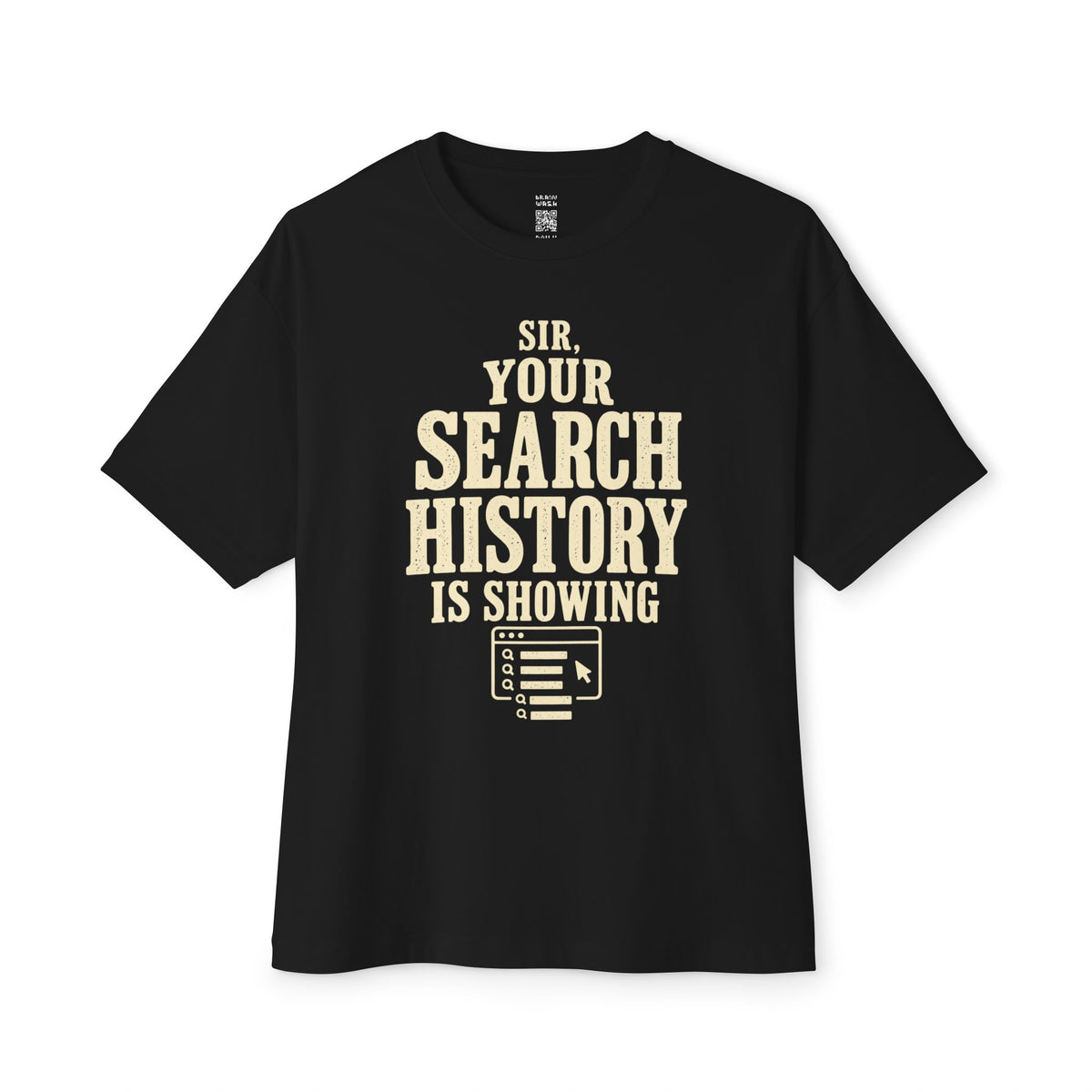 Search History Oversized Tee