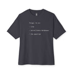 Things I’m On List Oversized Tee