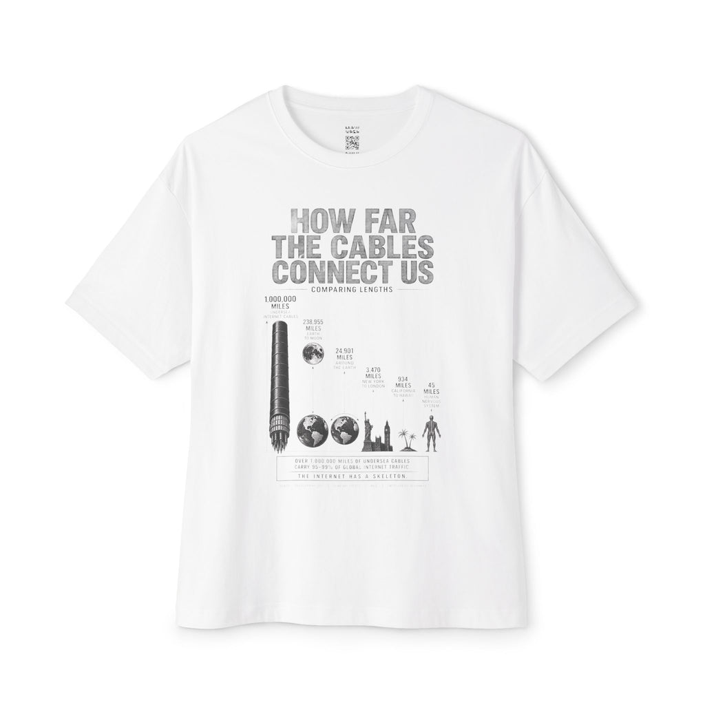 How Far The Cables Oversized Tee