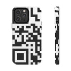 QR Print Tough Phone Case