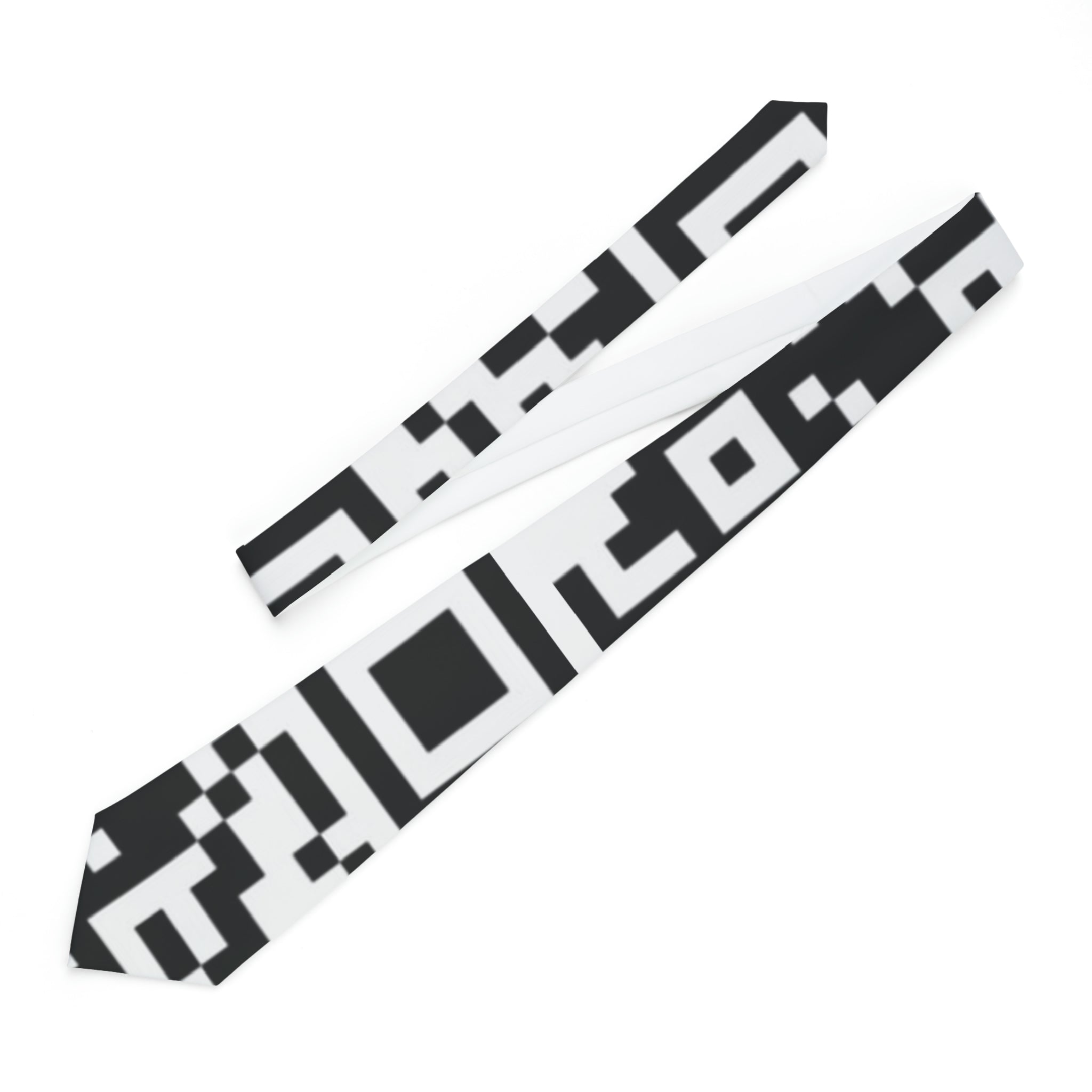 QR Print Necktie