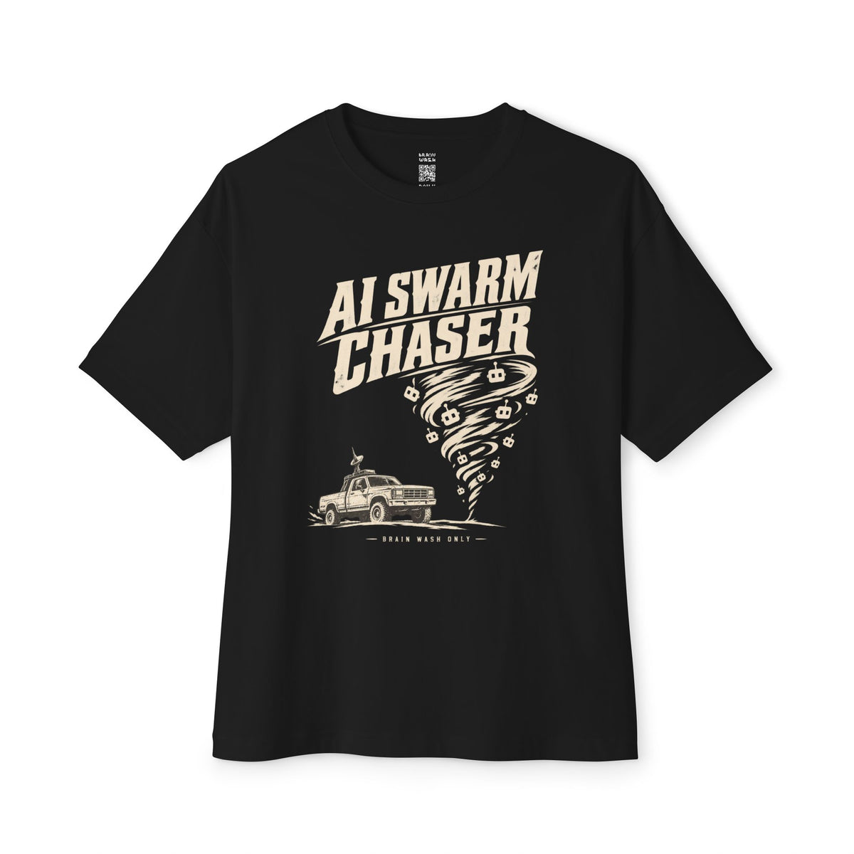 AI Swarm Chaser Oversized Tee