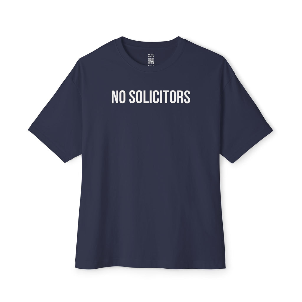 No Solicitors Oversized Tee