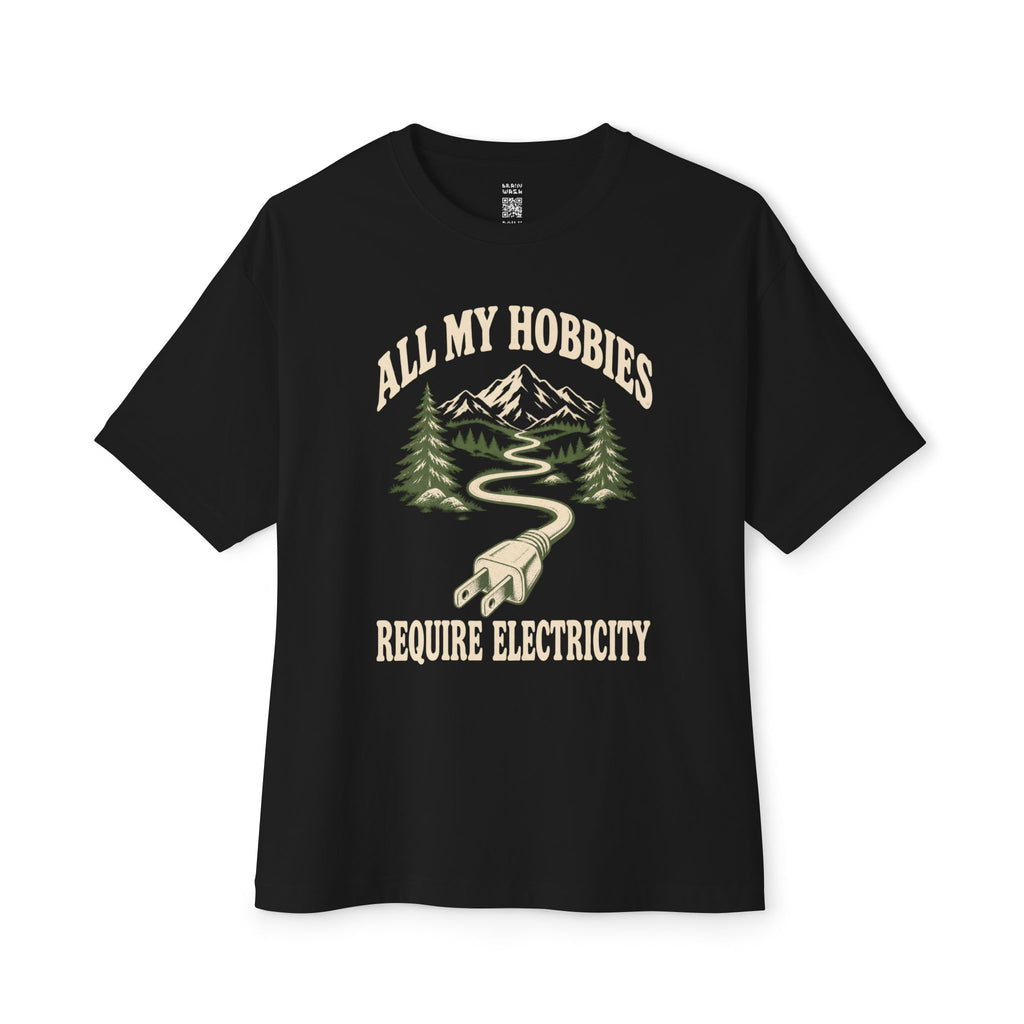 All My Hobbies Oversized Tee