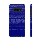 BSoD (Blue Screen of Death) Phone Case