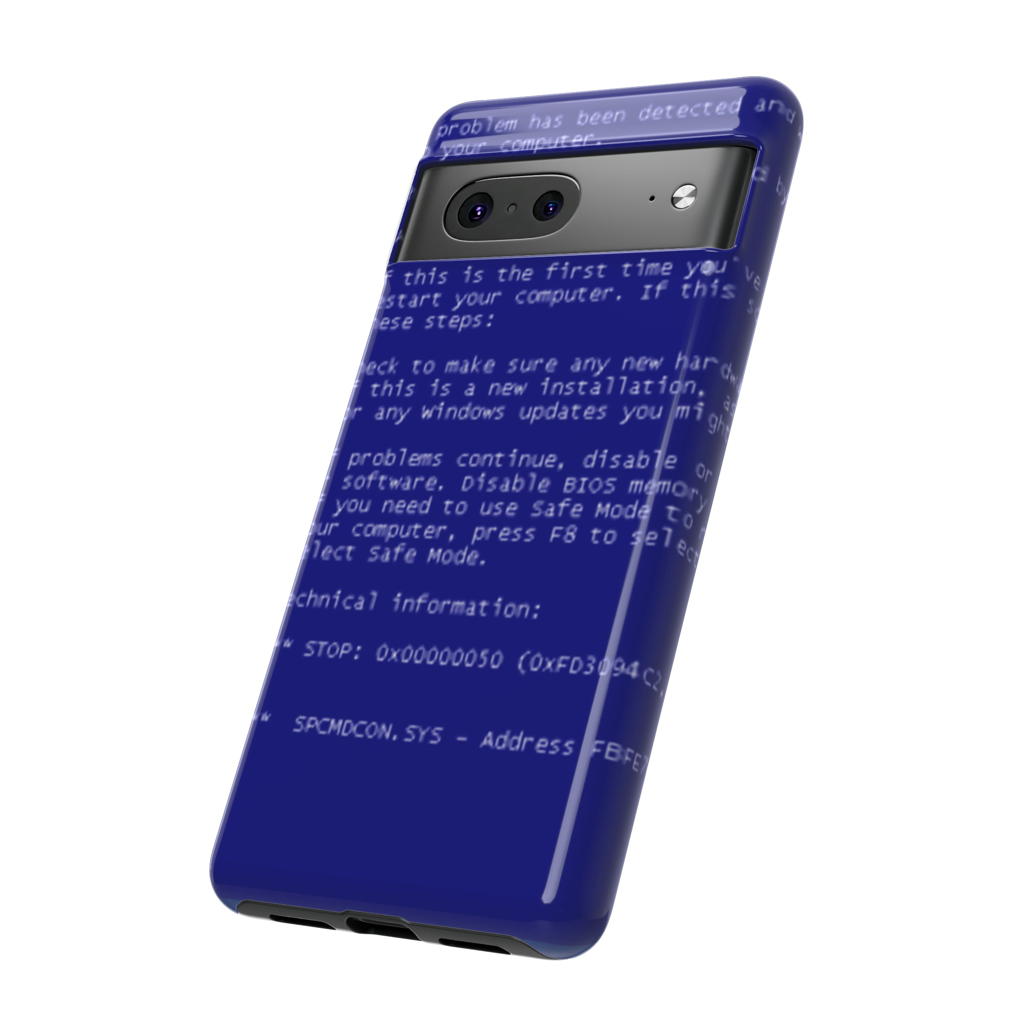 BSoD (Blue Screen of Death) Phone Case