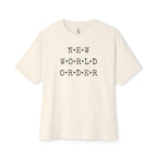 New World Order Oversized Tee