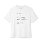 > 50% Of Global Web Traffic Is Bots Oversized Tee